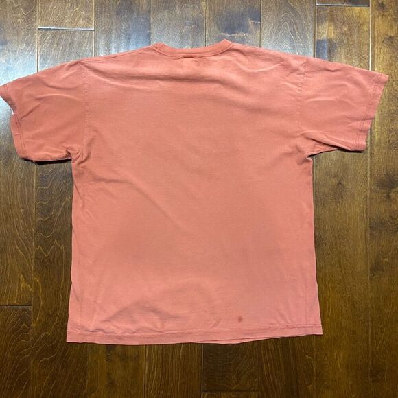 Earth Collection Vintage 90s Santa Fe New Mexico Embroidered Peach T-Shirt Large - Picture 6 of 9
